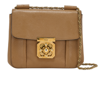 Elsie Crossbody, &pound;295, Handbags, Brown, Leather, Front view